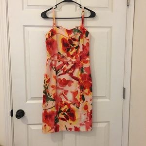 Kristin Davis floral dress